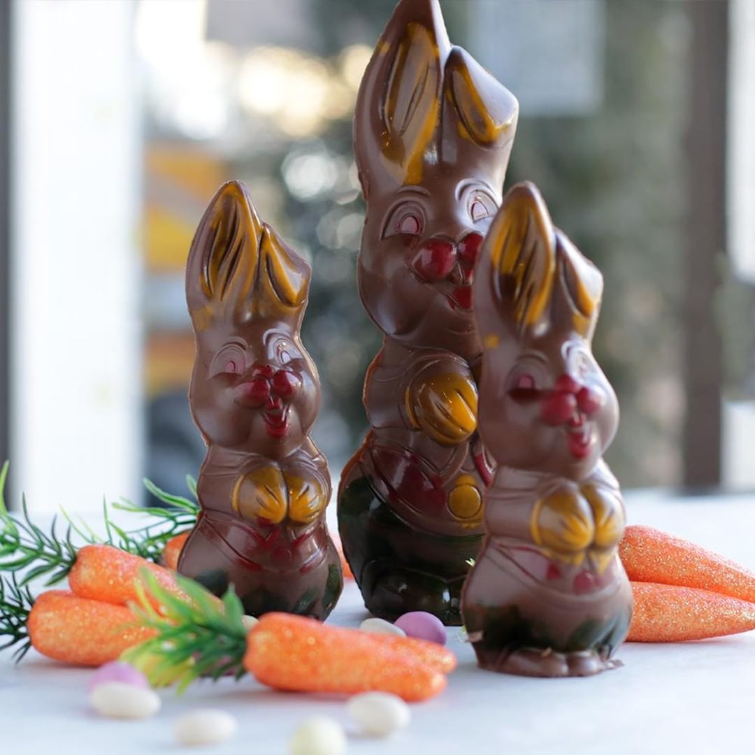 Patisserie La Cigogne 3 Chocolate Bunnies