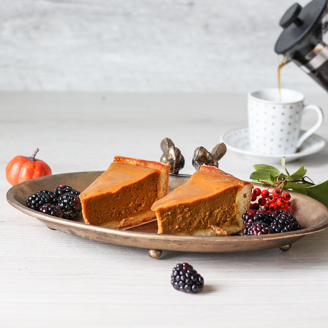 Patisserie La Cigogne Individual Slice Of Pumpkin Pie