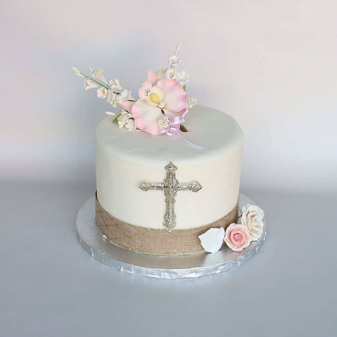 Patisserie La Cigogne - Baptism Cake