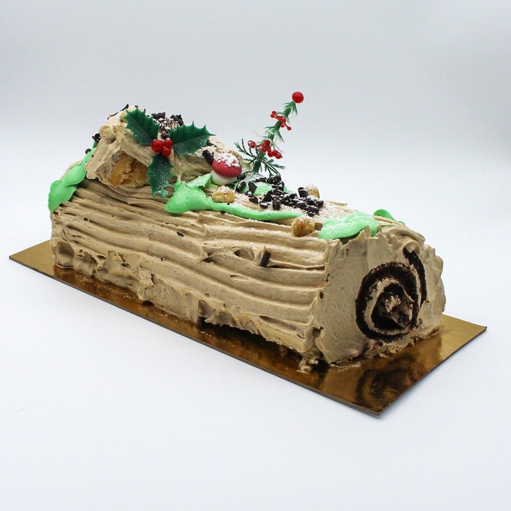 Christmas &Amp; New Years Patisserie La Cigogne - Hazelnut Praline Log